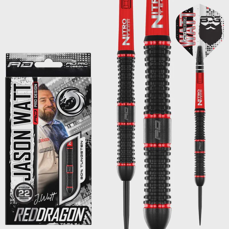 Jason Watt Onyx- Steel Tip, weight: 22g (2733)