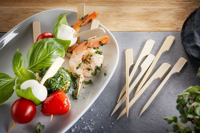 Wooden Skewers (160 pk) 9cm