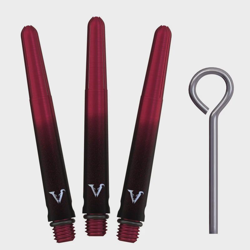 Viperlock Shade Shaft-Aluminum, color: Red, size: In between