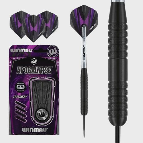 Apocalypse Brass Steel Tip 3.0 Knurled, weight: 23g(1212-23)