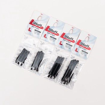 L shaft- Locked- Straight-Black, Length: 130