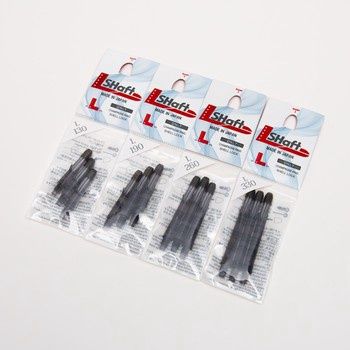 L Shaft-Locked- Straight- Clear Black, Length: 130