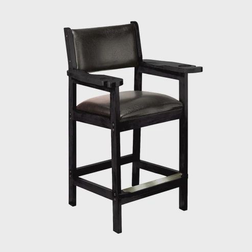 Cue and Case Spectator Chair, color: Black