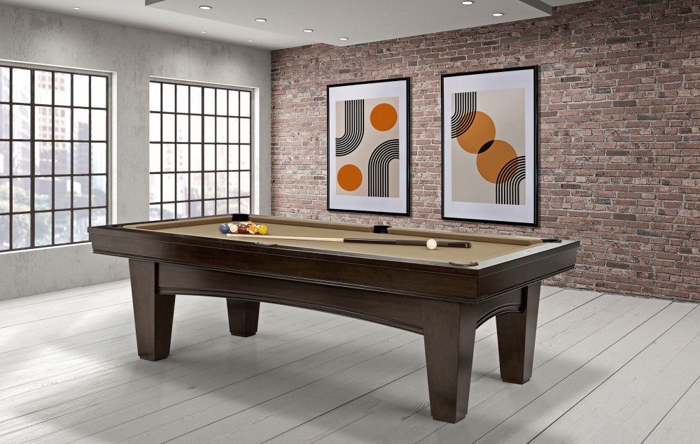 Winfield pool table, color: Espresso