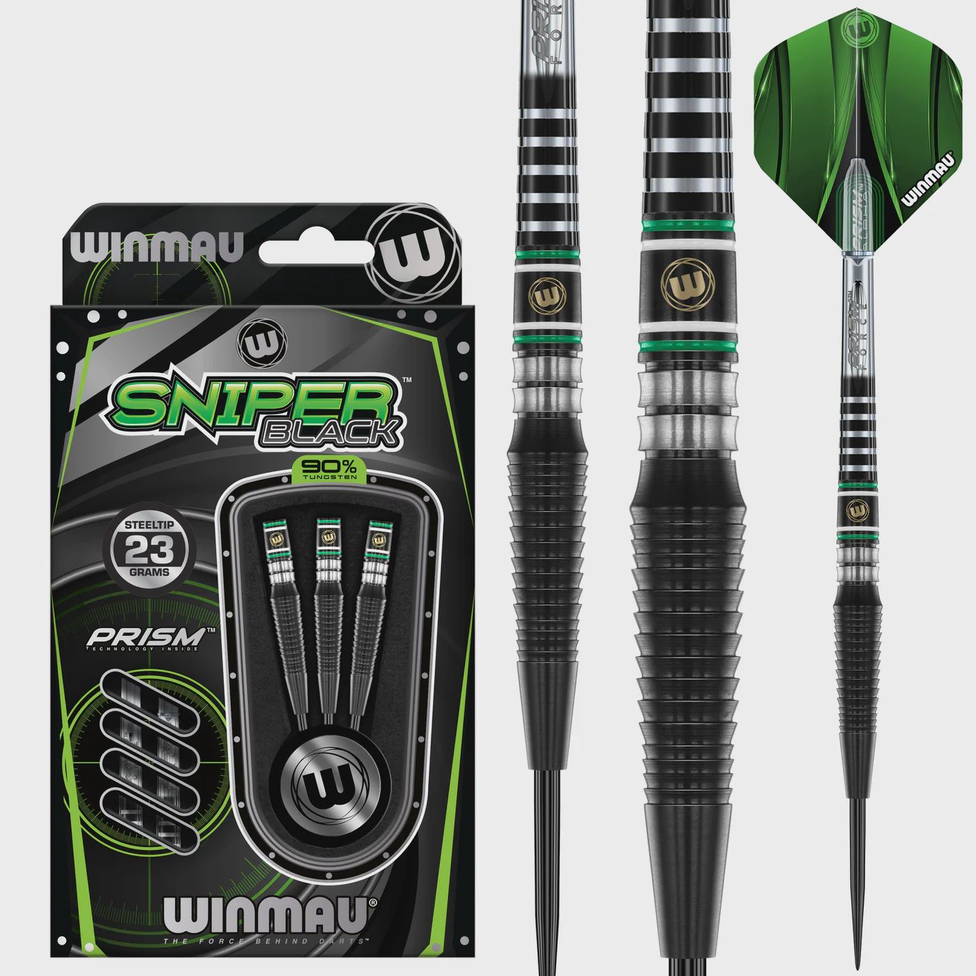 Sniper Black Steel Tip, weight: 23G (1529-23)