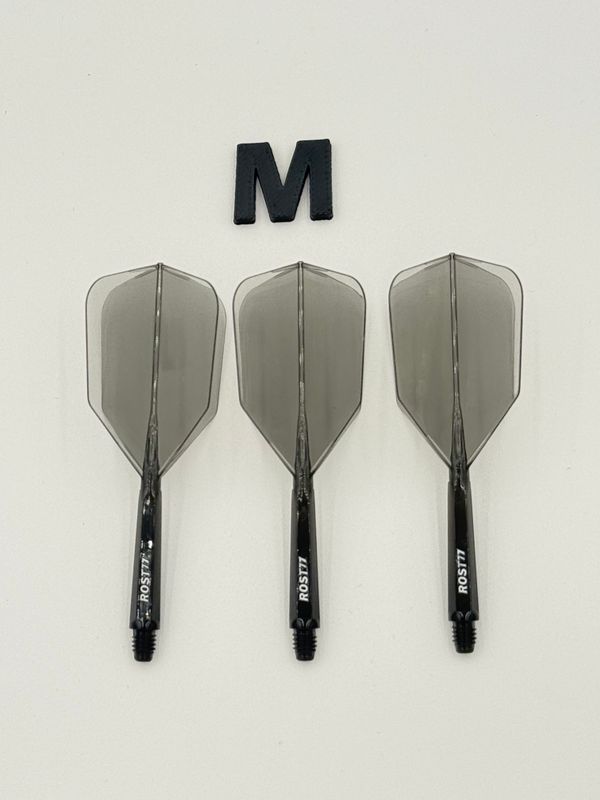 Rost 77 Big Wing-Hexagon- Clear Black