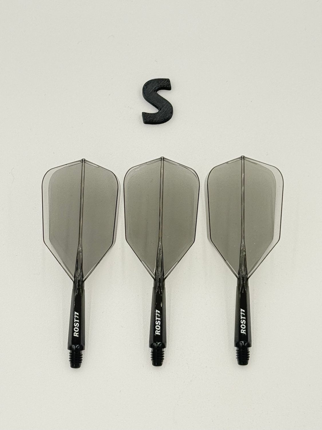 Rost 77 Big Wing-Hexagon- Clear Black, Length: Short, color: Clear Black