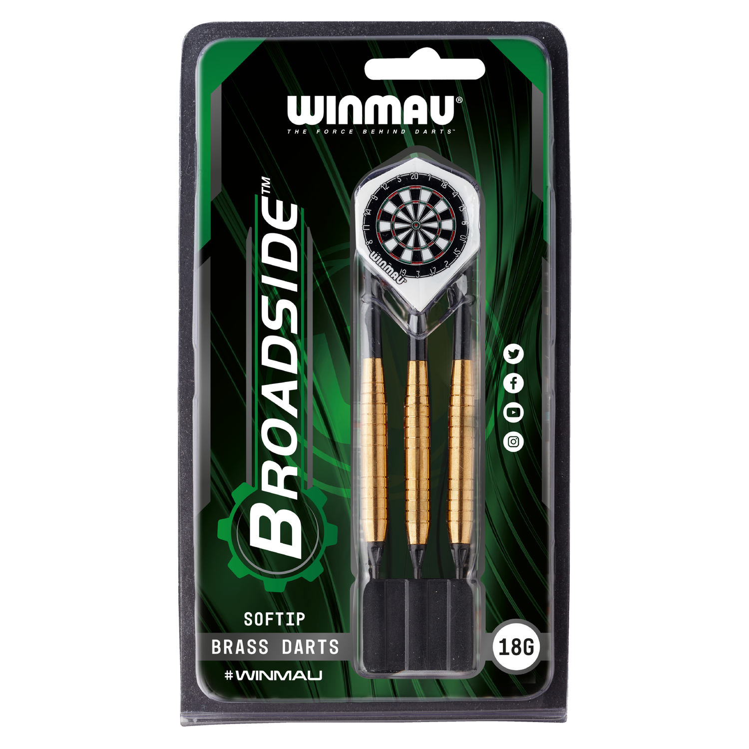 Broadside Brass Soft Tip, model: 18g(2225-18)