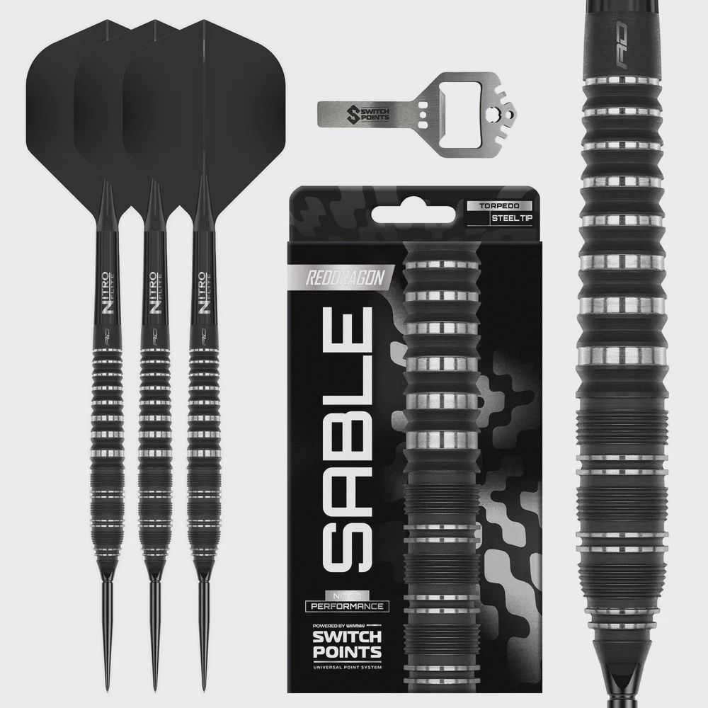 Sable 02 90% Switch Point Darts | Torpedo, weight: 23g(RDD3038)