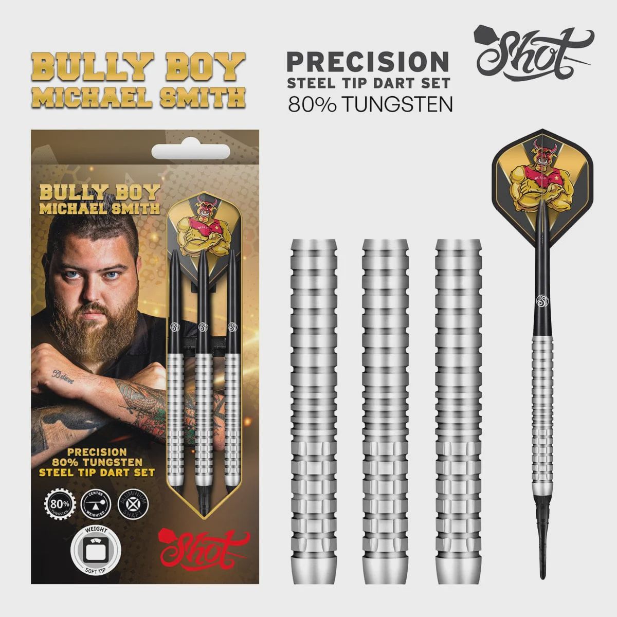 Michael Smith Precision Soft Tip, weight: 18G