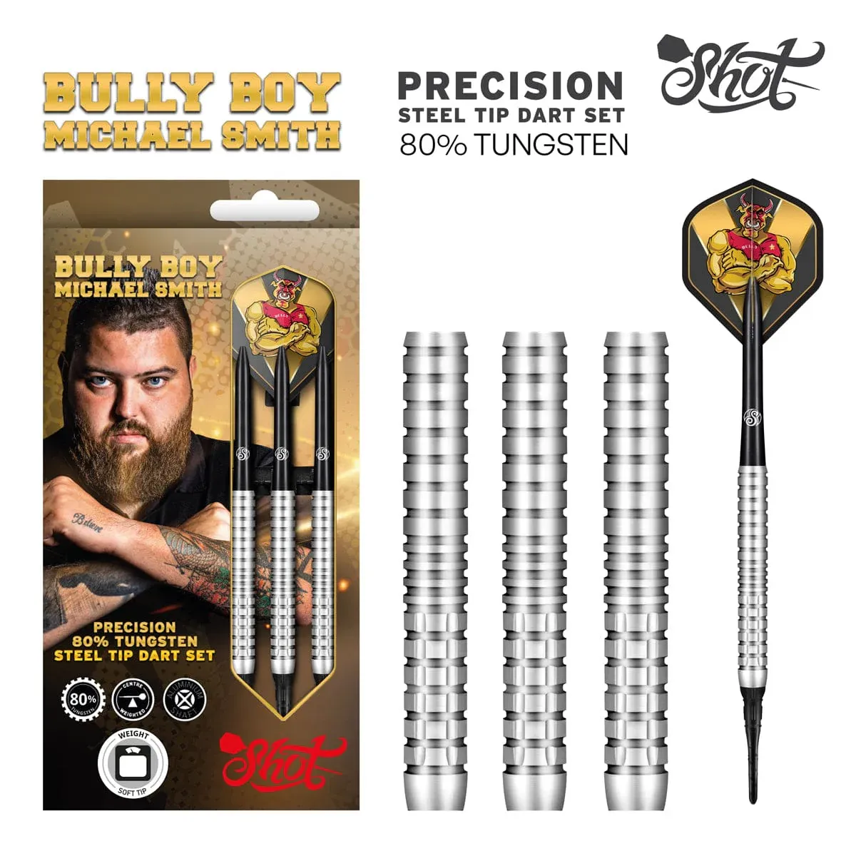 Michael Smith Precision Soft Tip, weight: 18G