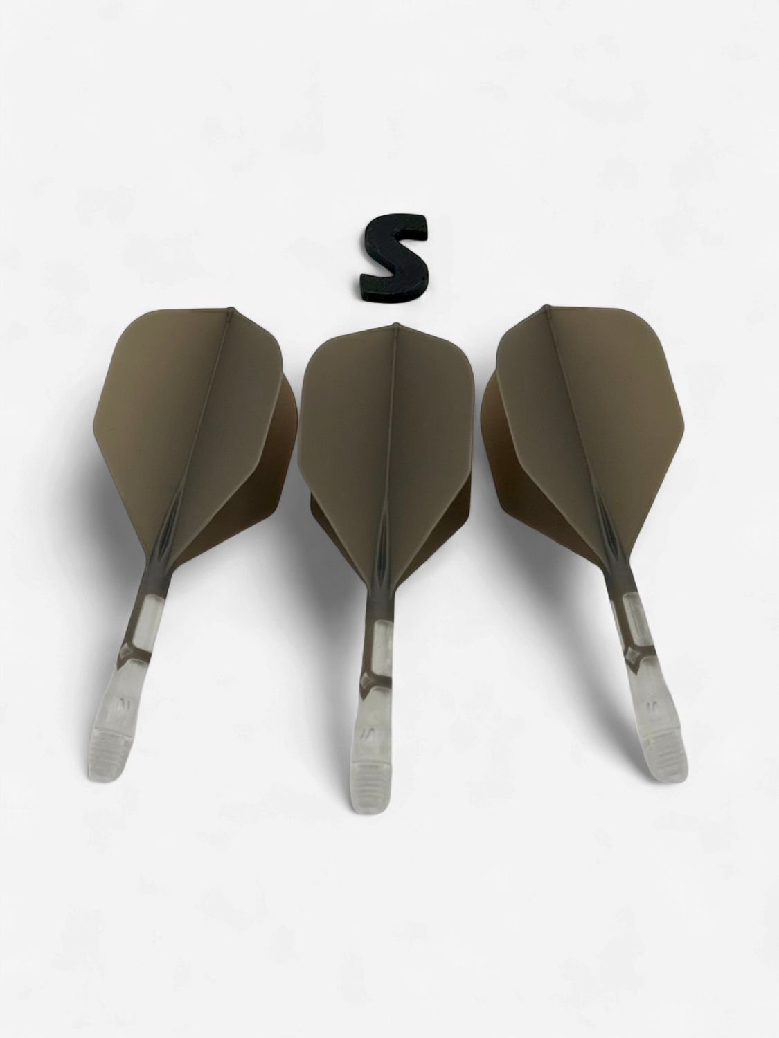 Rost T19 Standard- Grey Flight/Clear Shaft, color: Grey Flight/Clear Shaft, size: Short