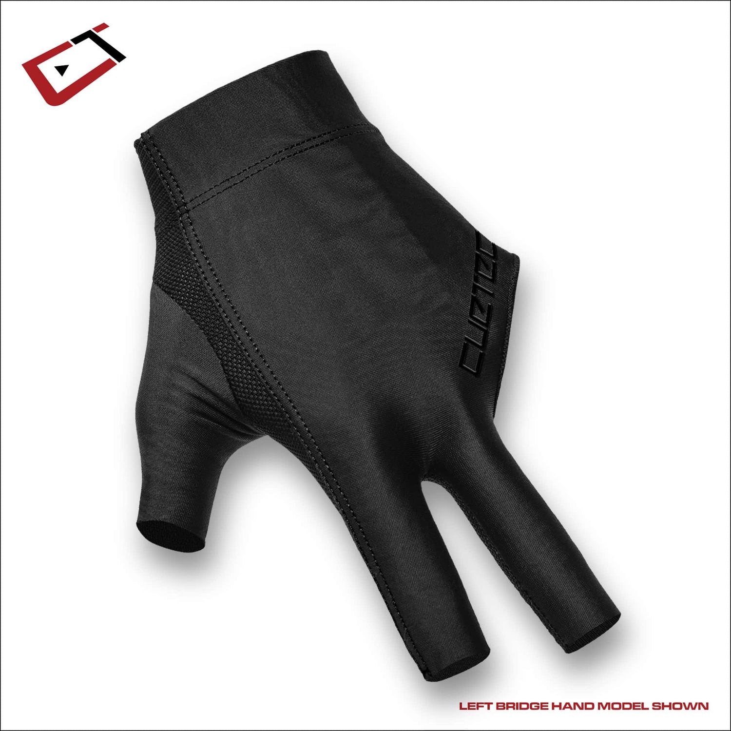 Cuetec Axis Glove- Left Hand- NOIR