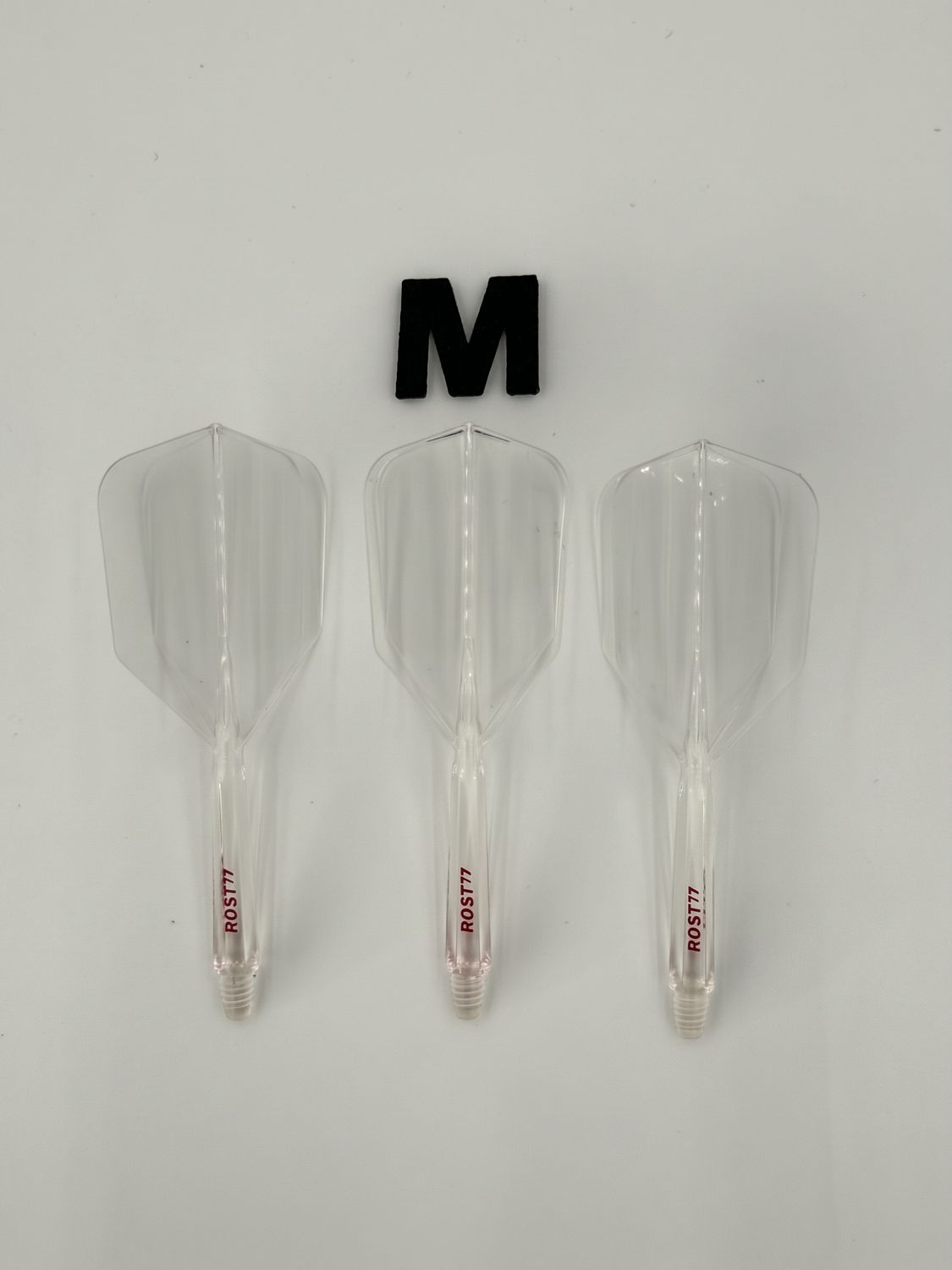Rost 77 Big Wing-Hexagon- Transparent Red, Length: Medium, color: Transparent Red