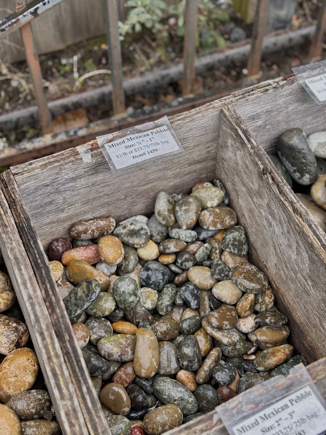 Mixed Mexican 1/2&quot;-1&quot; Pebble Bag