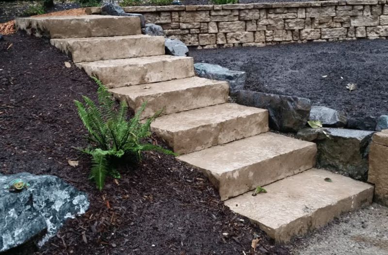 Dimensional Step 36&quot;x18&quot;x7&quot;- Western Buff, FULL PALLET