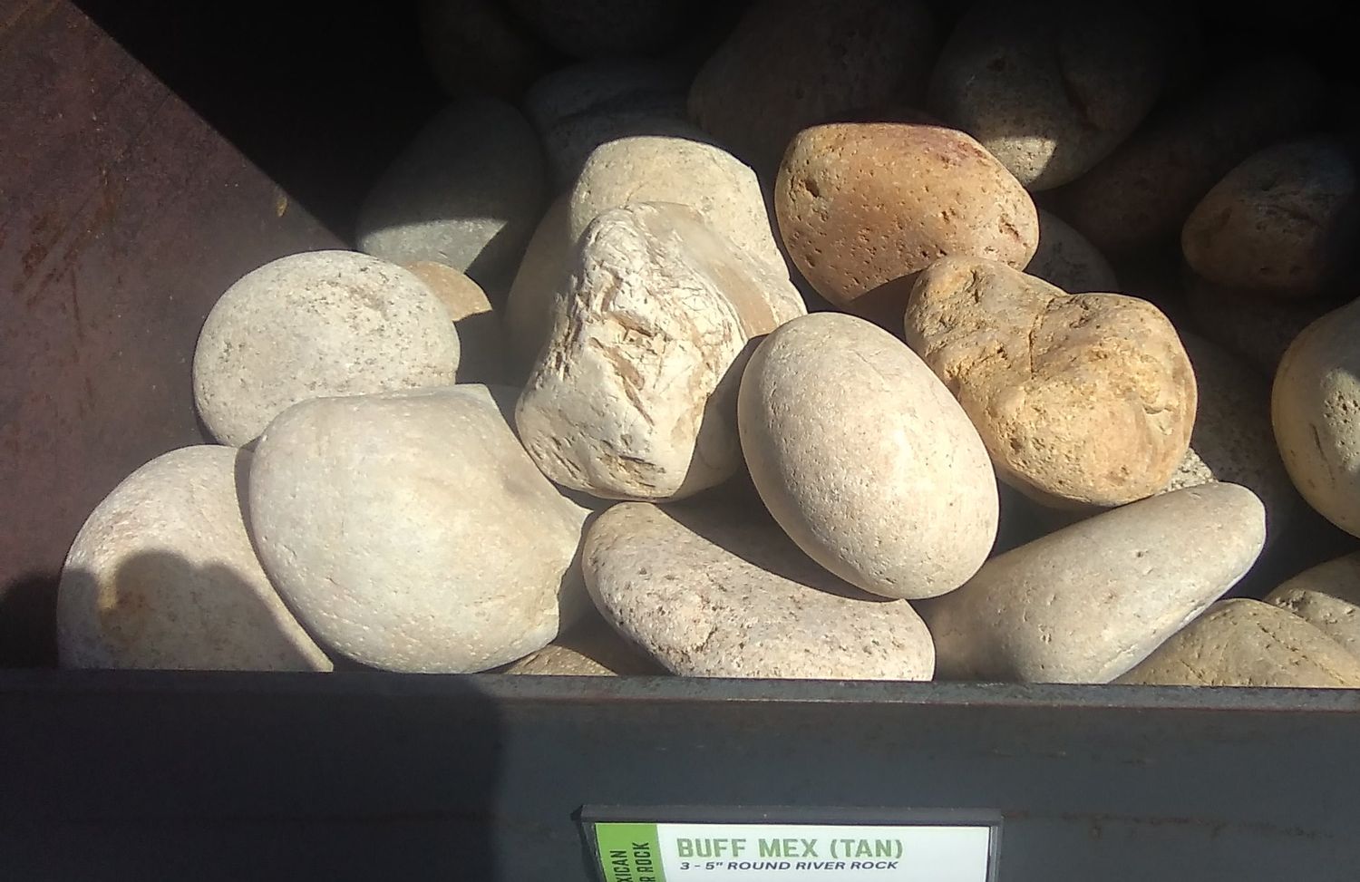 Buff Mexican 3"-5" Pebble Bag, 50 lb