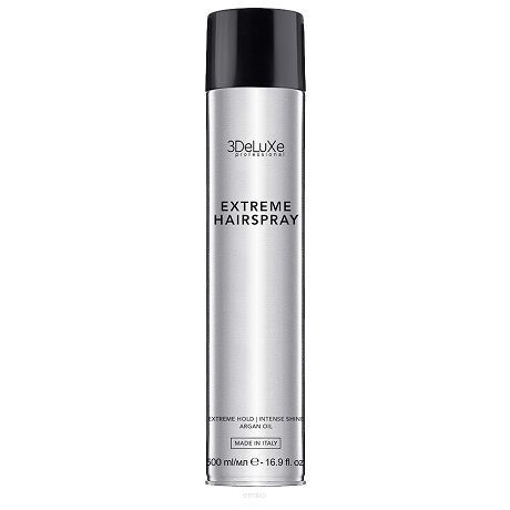 3DELUXE LAKIER DO WŁOSÓW EXTREME 500ML