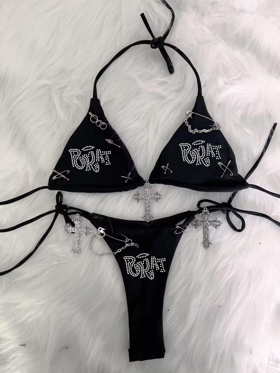 Sexy Bikini Lolita Bikini Kawaii Bikini Gothic Bikini y2k t shirt y2k fashionbustier top y2k crop top gothic clothes y2k clothes