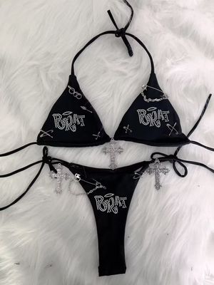 Sexy Bikini Lolita Bikini Kawaii Bikini Gothic Bikini y2k t shirt y2k fashionbustier top y2k crop top gothic clothes y2k clothes