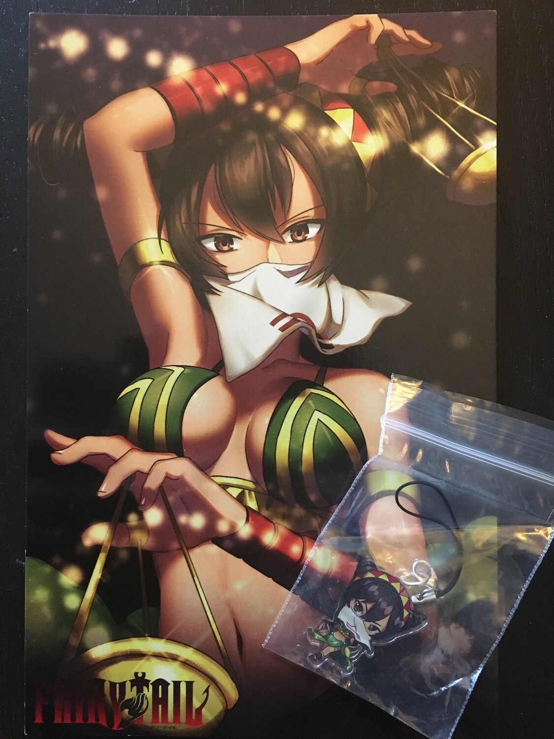 Fairy Tail: Libra - Signed Autograph Card &amp; Phone Charm Bundle