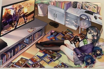 Gamers!: Chiaki Hoshinomori &amp; Others - Autographed Poster &amp; Phone Charm Bundle