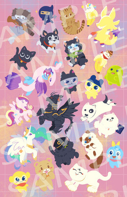 *PRINT ON DEMAND* &quot;Animals on Parade&quot; - Autographed Holographic Poster