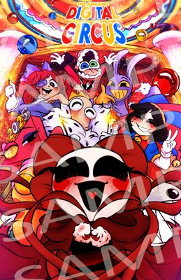 *LIMITED RUN* The Amazing Digital Circus - Group Print 2025