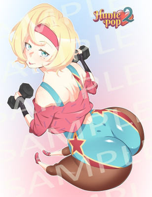 Huniepop 2: Polly Bendleson - Signed Autograph Card