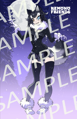 Kemono Friends: Gray Wolf - Signed Autograph Card