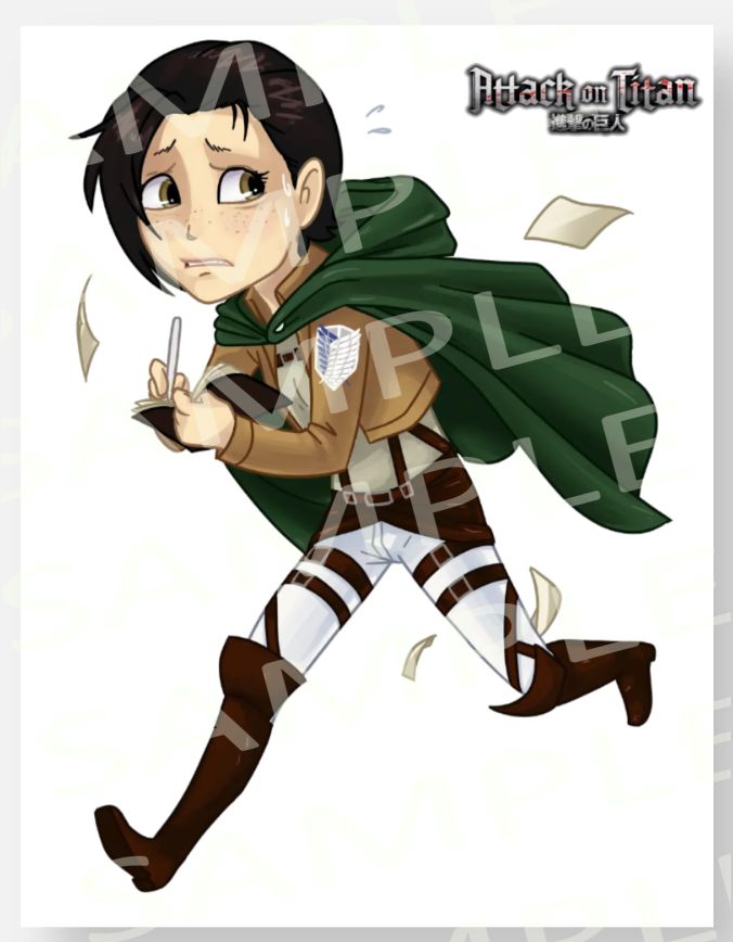 *PRINT ON DEMAND* Attack on Titan: Ilse Langnar - Signed Postcard &amp; Phone Charm Bundle