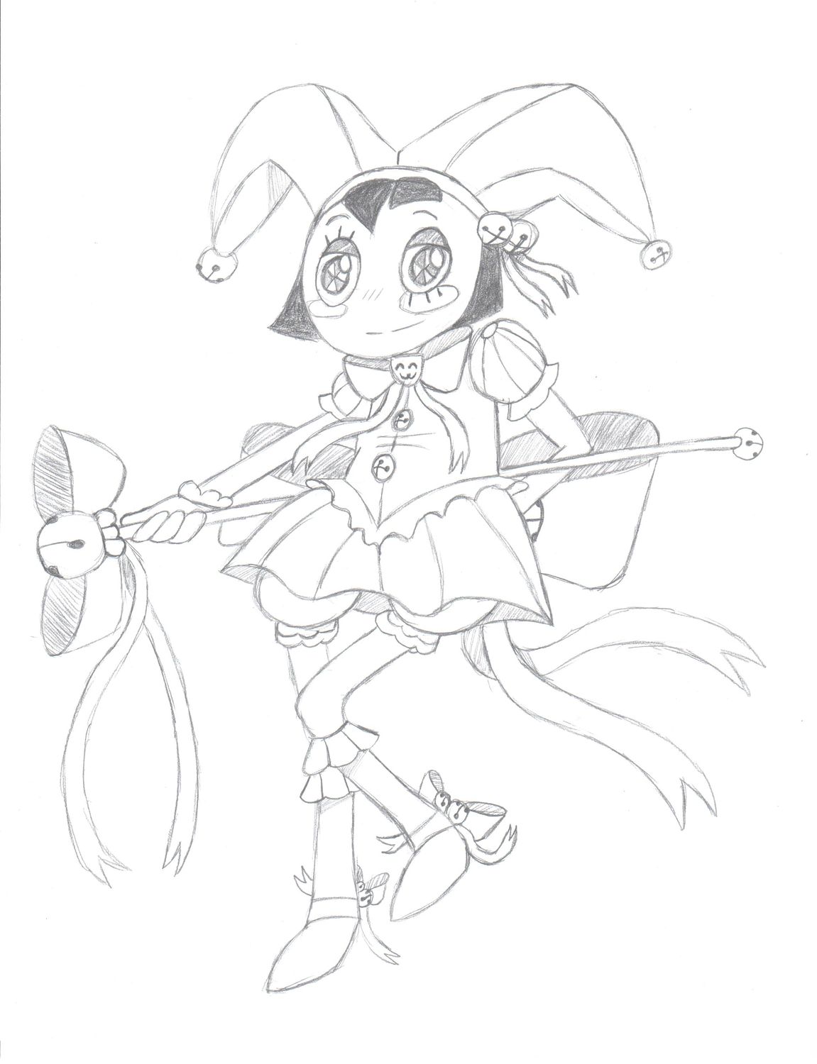 *LIMITED ITEM* Magical Girl Pomni Original Sketch