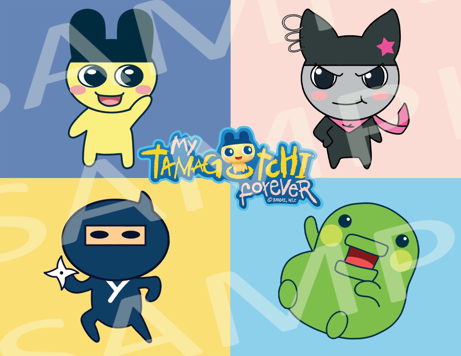 My Tamagotchi Forever - Signed Postcard