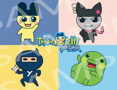 My Tamagotchi Forever - Signed Postcard
