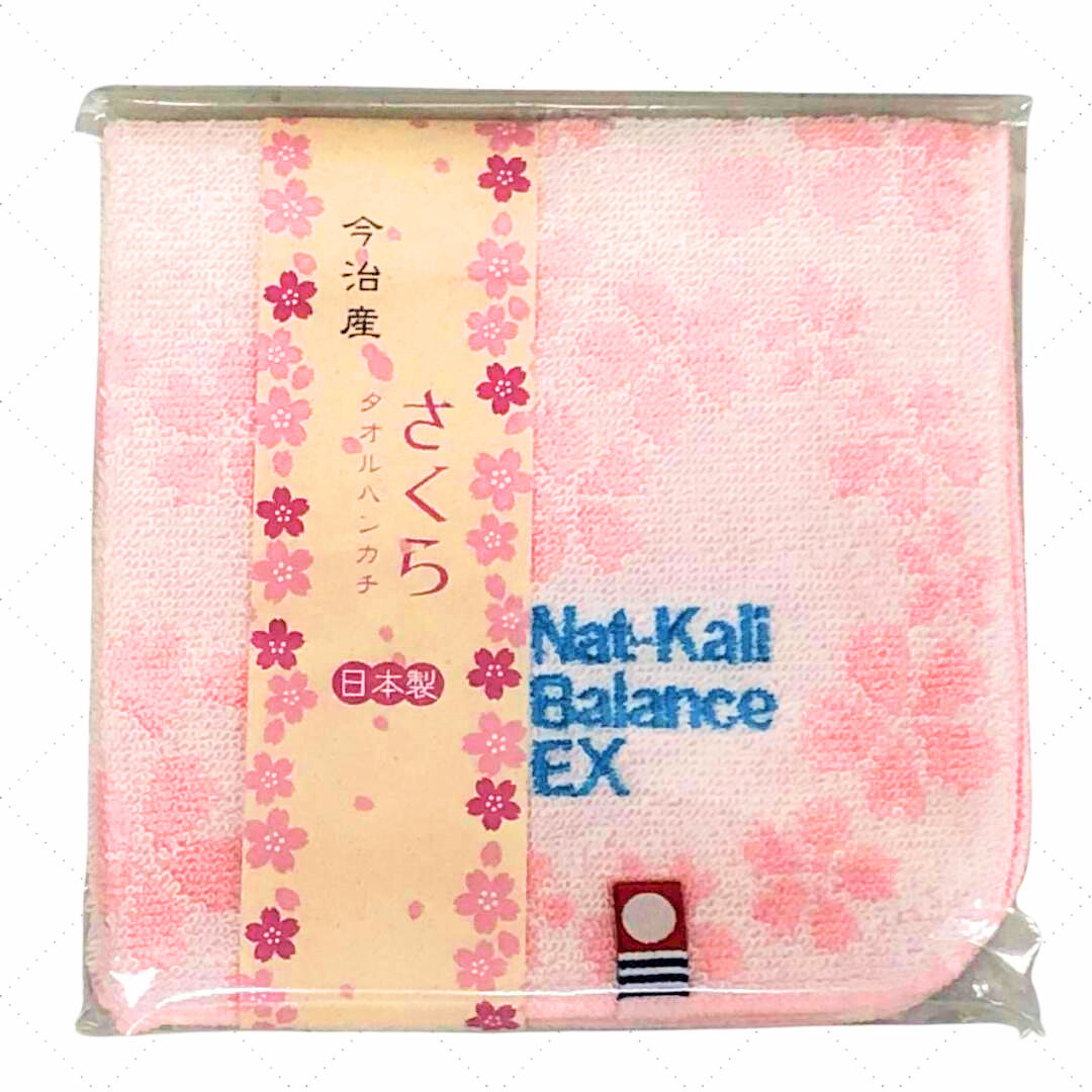 Nat-Kali Balance EX Sakura hand towel [ Imabari brand ]