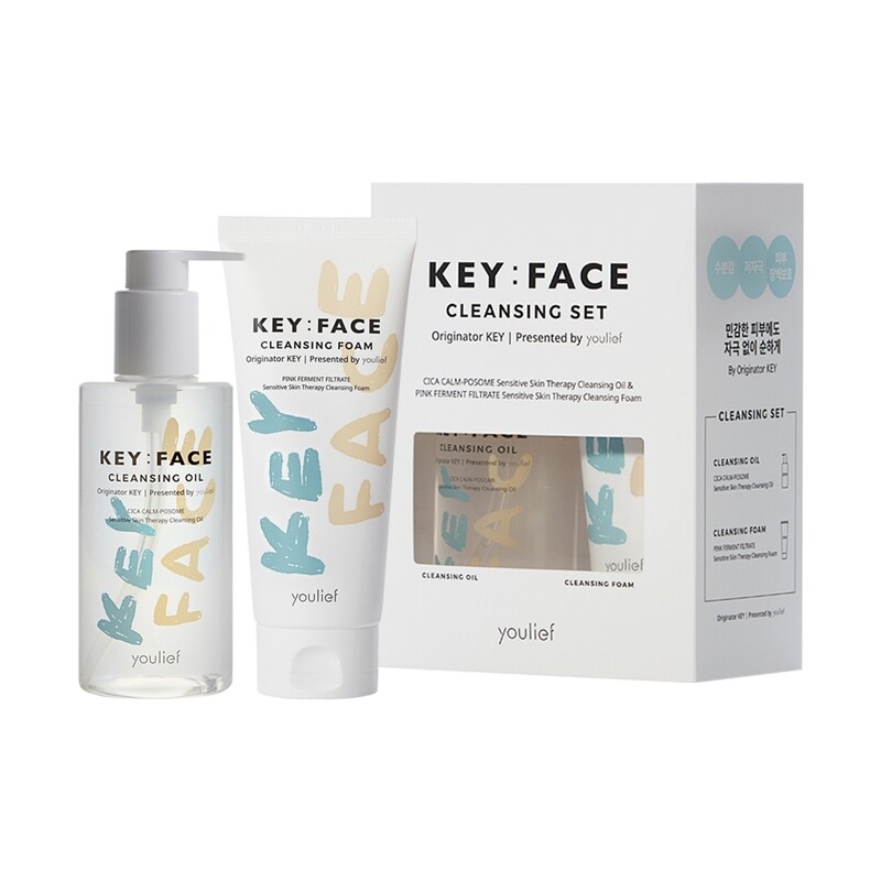 KEY:FACE Cleansing Set + Mask case [ Japan limited ]