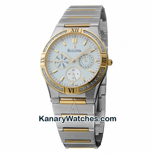 Bulova Golden Tone Roman Numerals