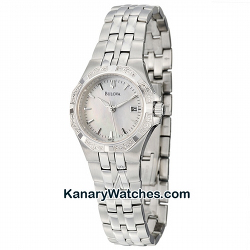 Bulova Diamond Mother Of Pearl