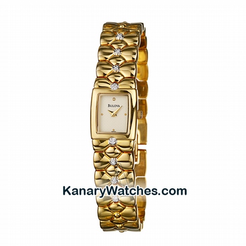 Bulova Diamond Yellow Gold Plated
