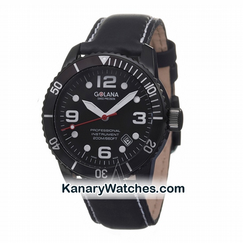 Golana Swiss Aqua Pro 200 Silver Tone