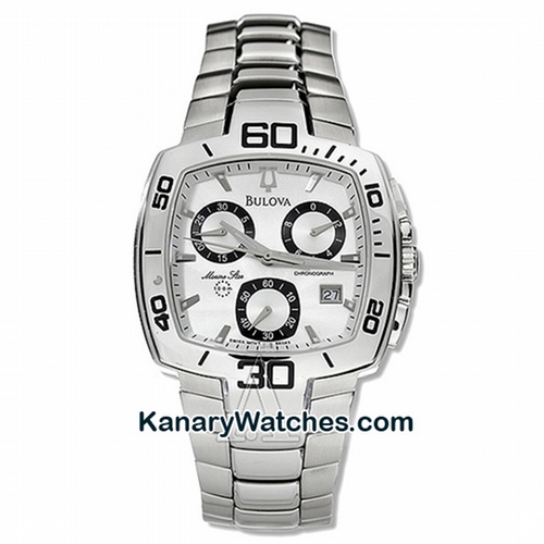 Bulova Silver Tone Chronograph