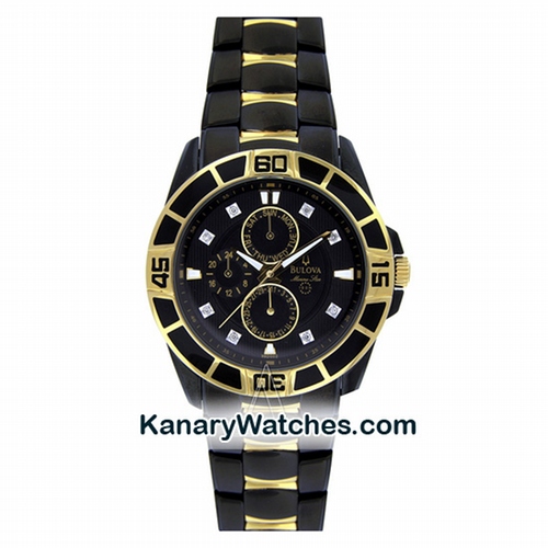 Bulova Golden Tone Marine Star
