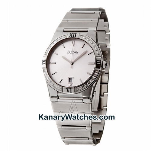 Bulova  Diamond Stainless Steel