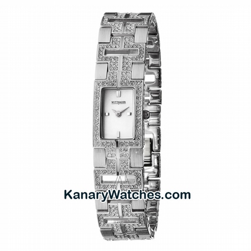 Wittnauer Swiss Silver Stone Swarovski Crystals