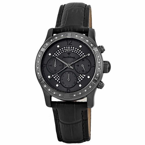 Women&#39;s Venus Gun Metal Black 0.24  CT Diamonds