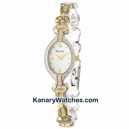 Bulova Diamond Gold Two Tone