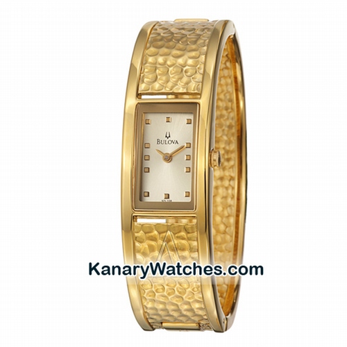 Bulova Gold Tone Stainless Steel