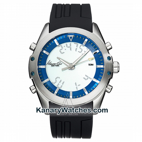 Kenneth Cole Blue and White Luminescent