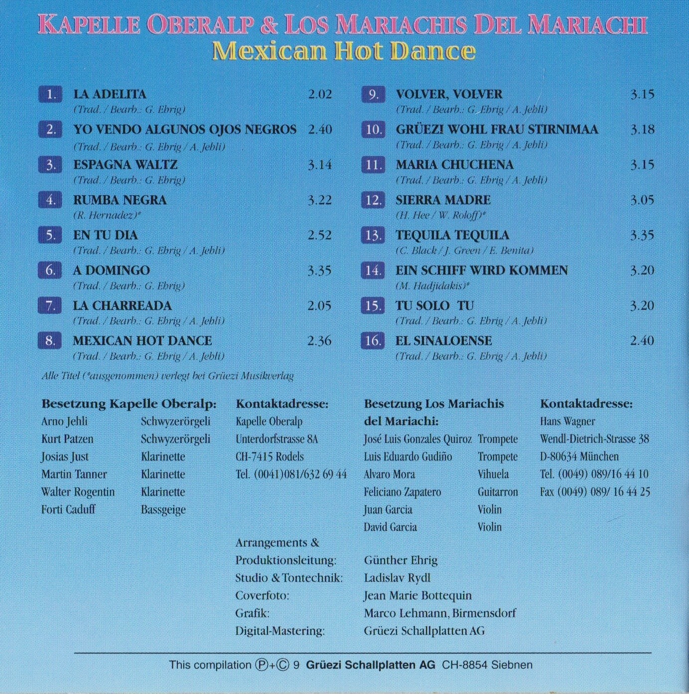 Kapelle Oberalp &amp; Los Mariachis del Mariachi