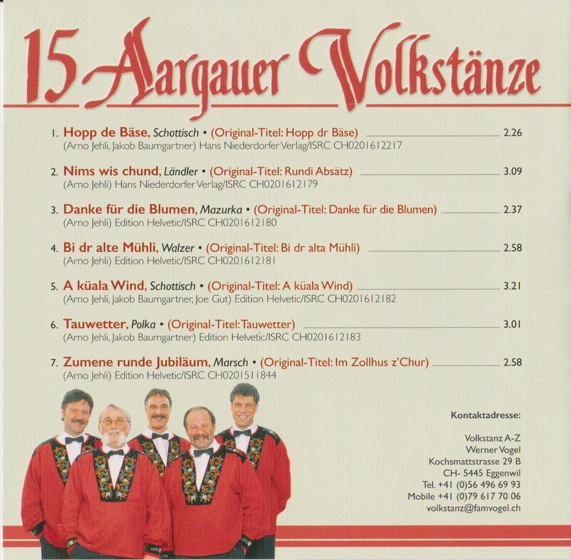 15 Aargauer Volkstänze